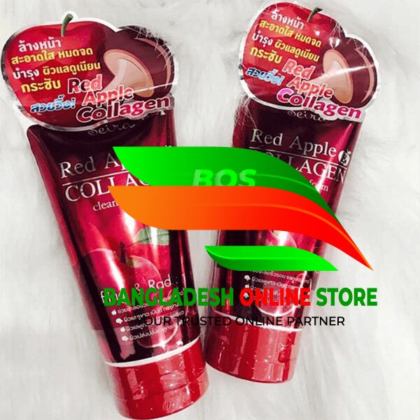 Seira RED APPLE COLLAGEN Cleansing Foam