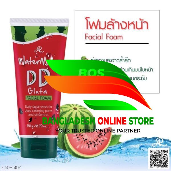 watermelon dd gluta facial foam