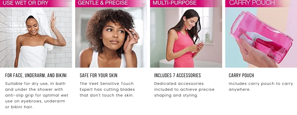 veet sensitive touch expert trimmer
